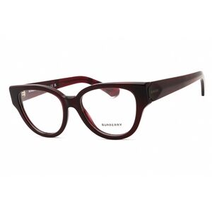 NWT Burberry 0BE2421 Checkered Red Round 51mm Eyeglasses